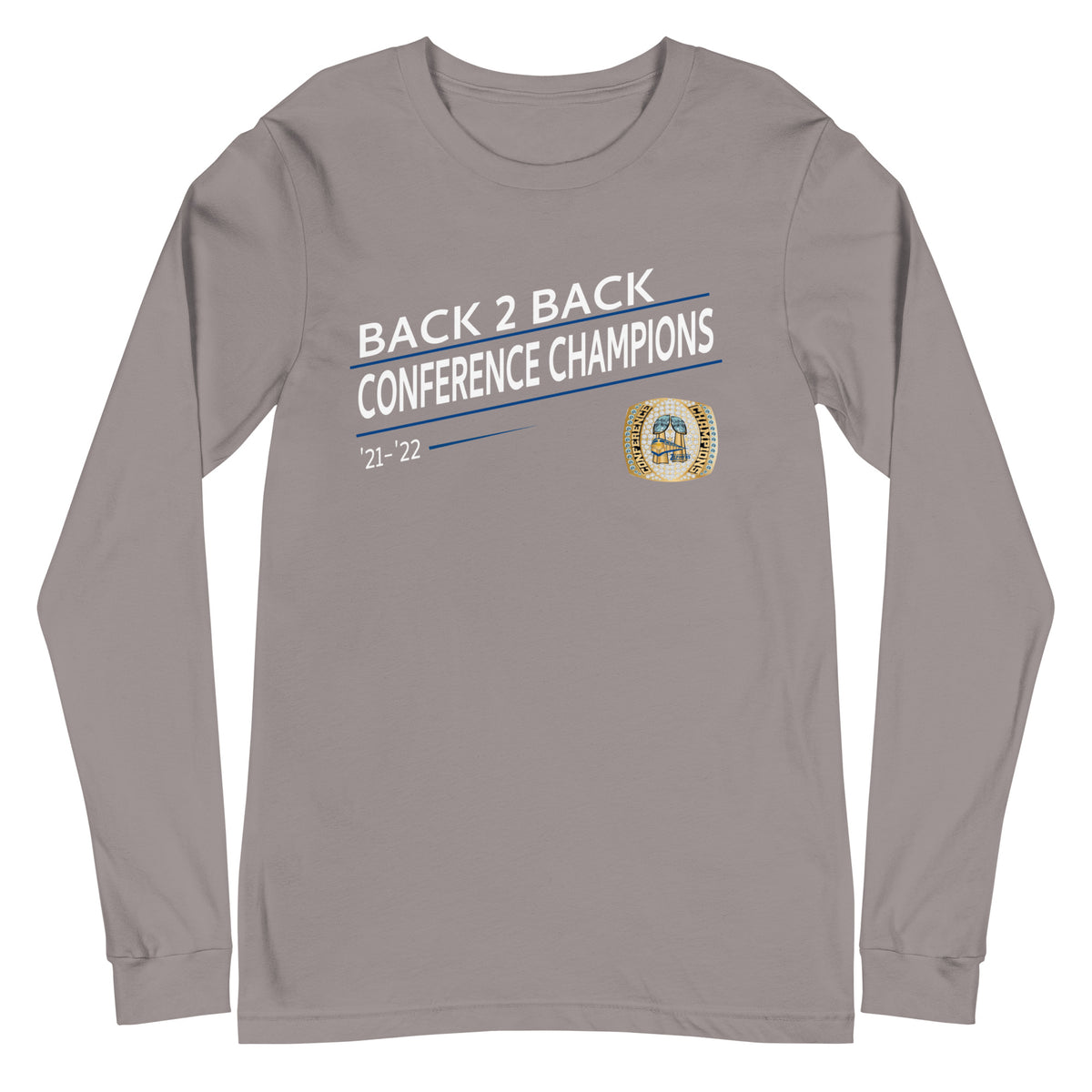 St. Mary Catholic ’21-’22 Back 2 Back Conference Championship Ring Unisex Long Sleeve Tee