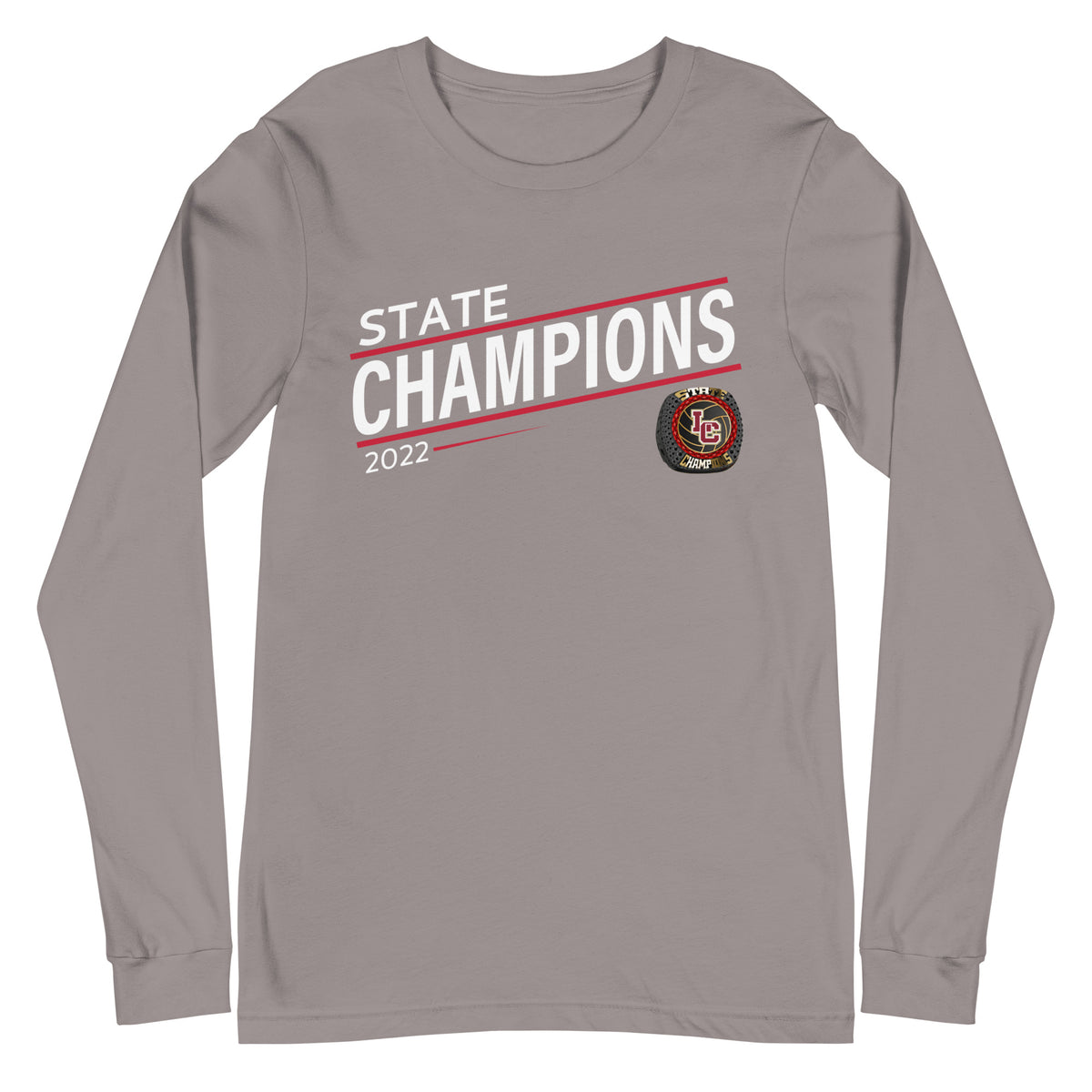 Lincoln Christian High School 2022 State Championship Ring Unisex Long Sleeve Tee