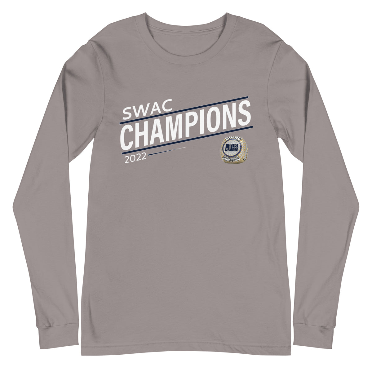Jackson State University 2022 SWAC Championship Ring Unisex Long Sleeve Tee