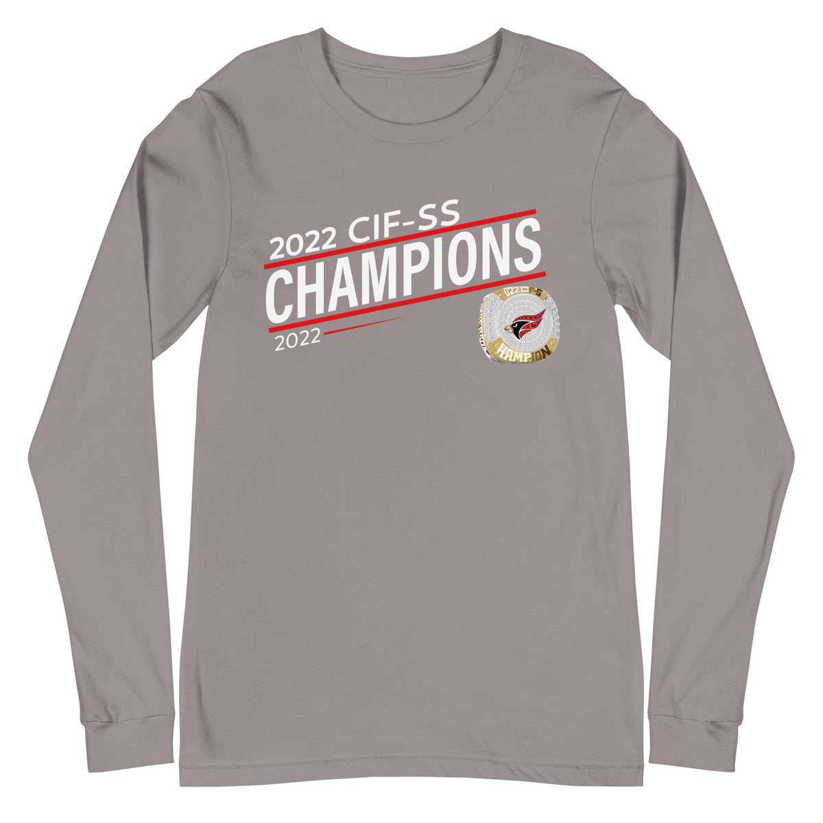 Lawndale High School 2022 CIF-SS Championship Ring Unisex Long Sleeve Tee