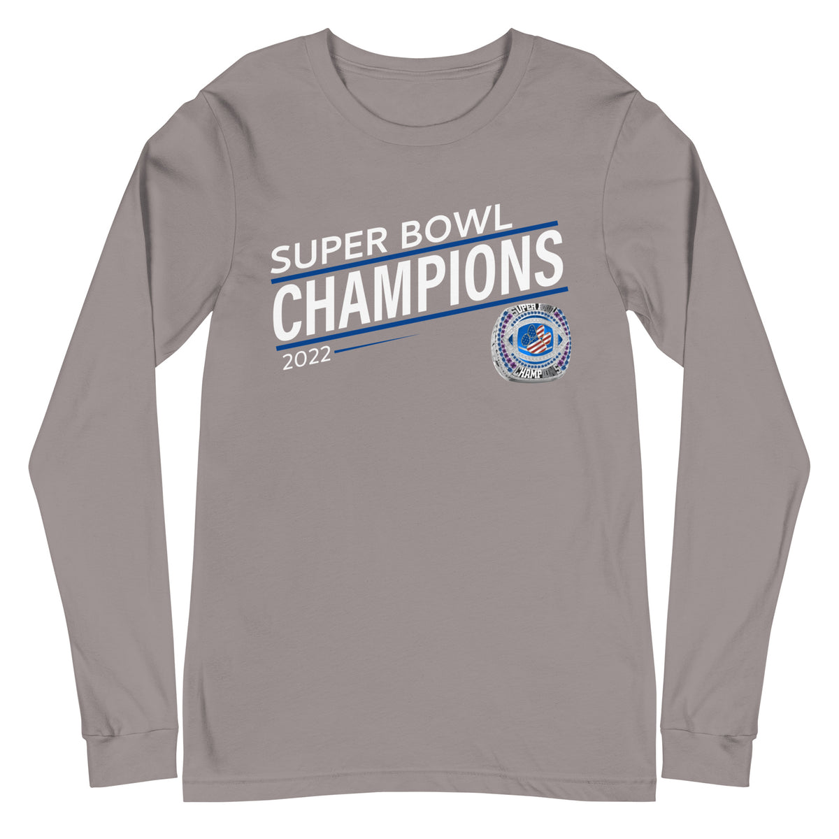 Wilmington Bobcats 2022 Super Bowl Championship Ring Unisex Long Sleeve Tee