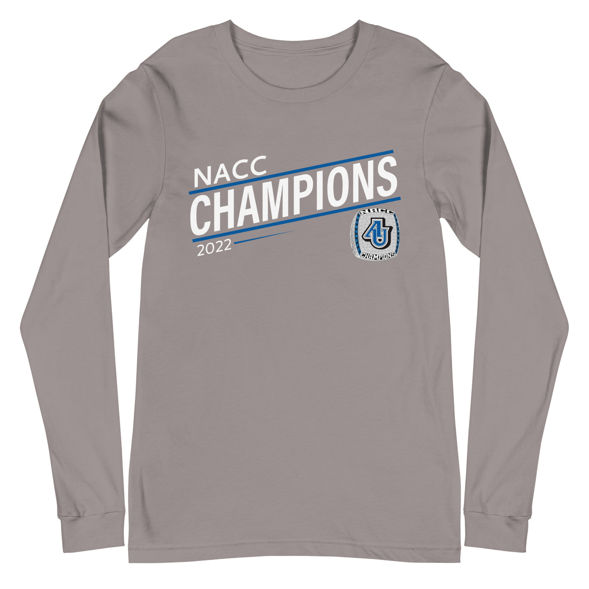 Aurora University 2022 NACC Championship Ring Unisex Long Sleeve Tee