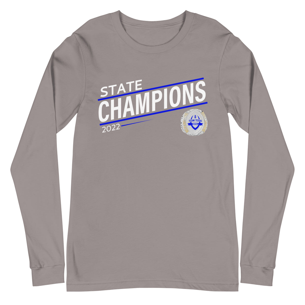 Texas United Football Association 2022 MLFA Championship Ring Unisex Long Sleeve Tee