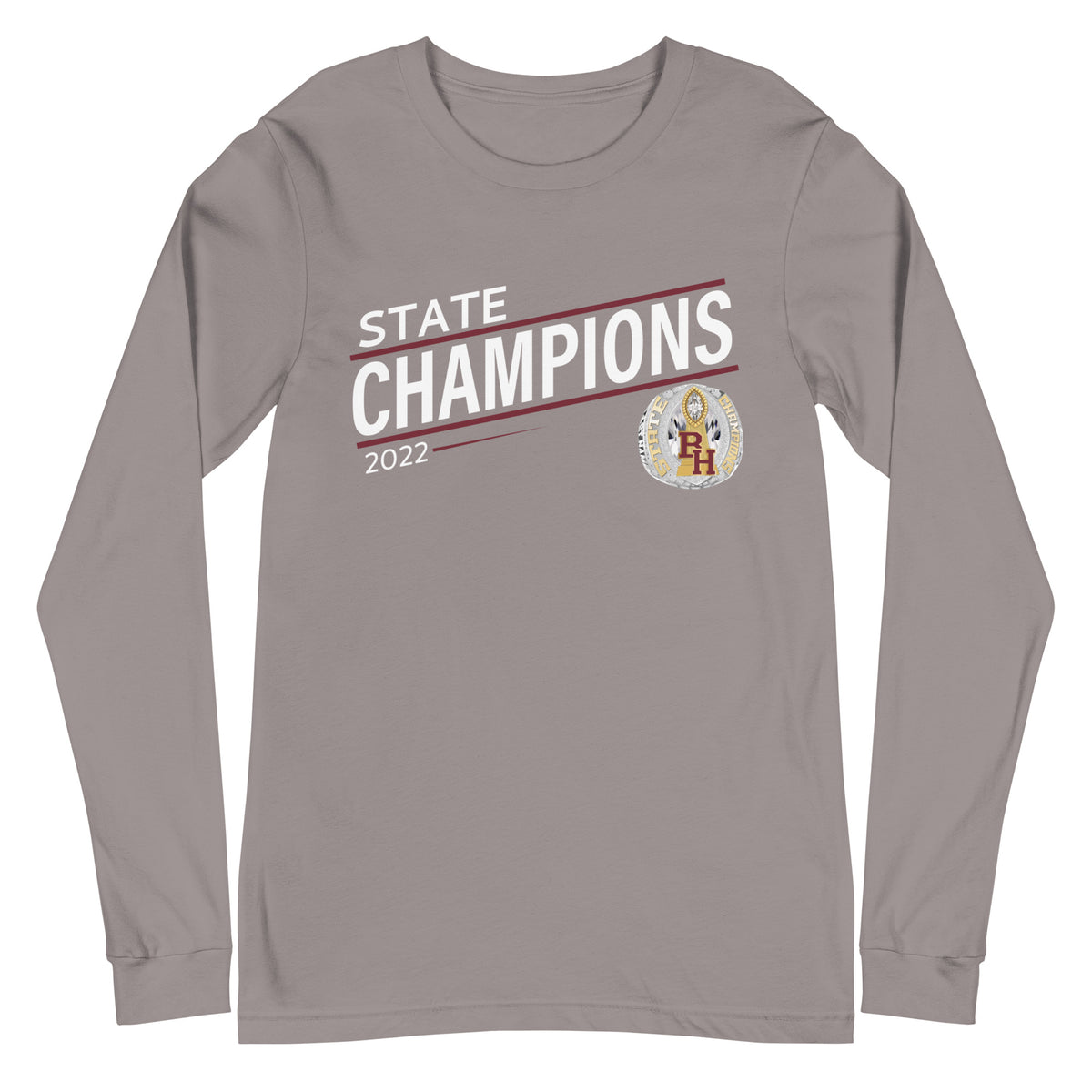 Big Horn High School 2022 State Championship Ring Unisex Long Sleeve Tee