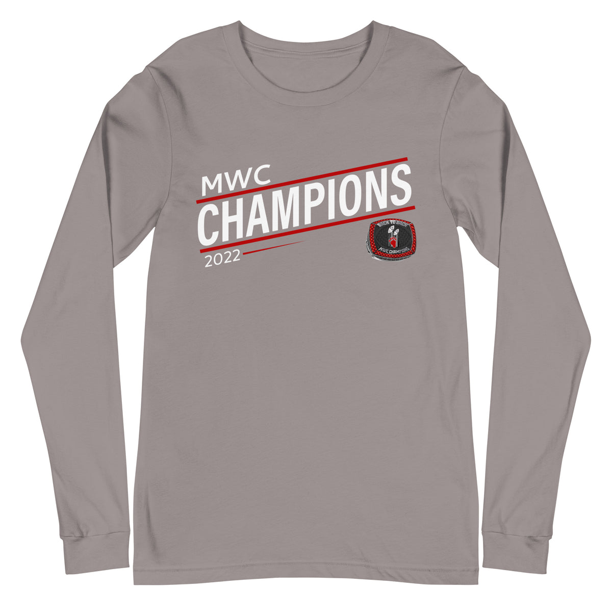 Lake Forest College 2022 MWC Championship Ring Unisex Long Sleeve Tee