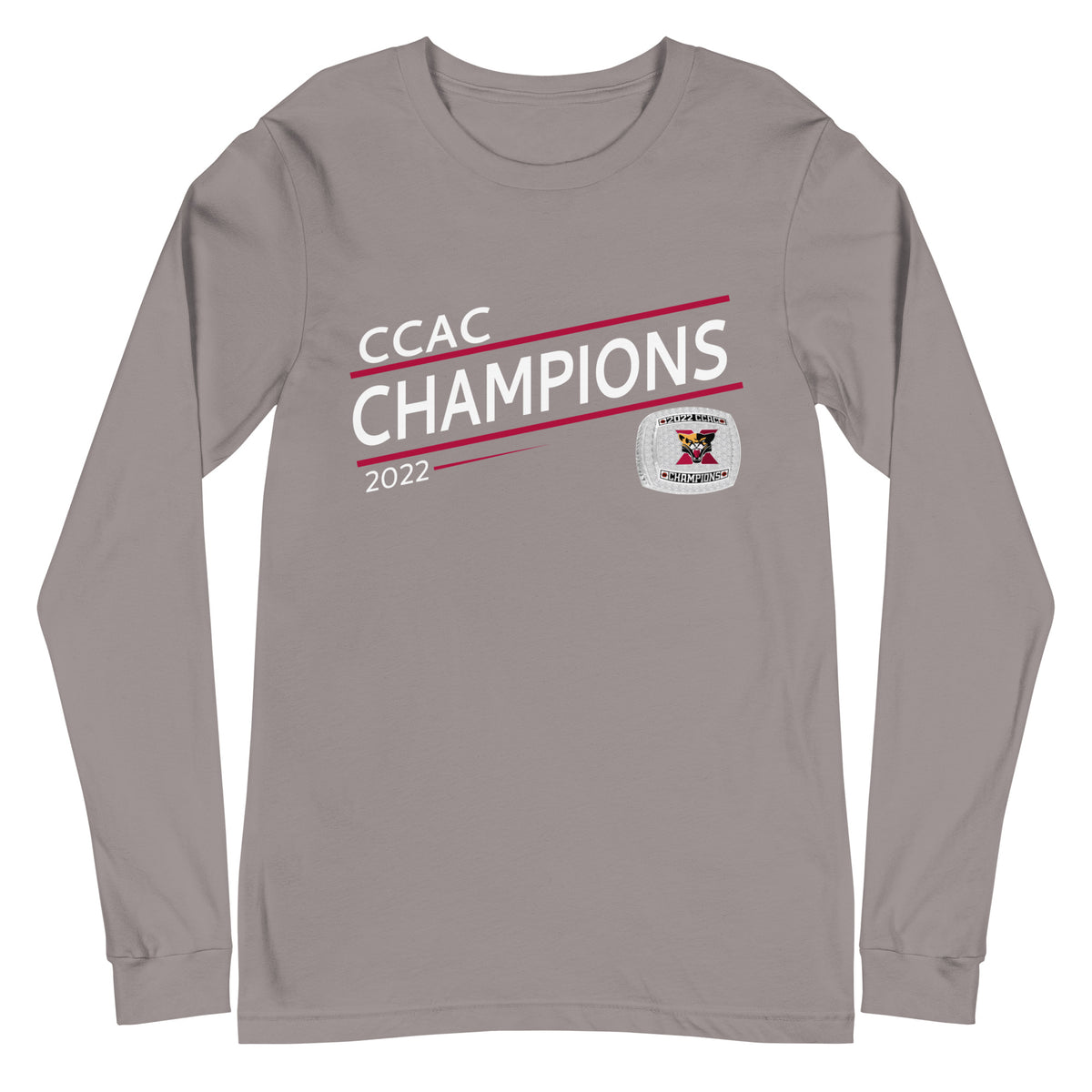 Saint Xavier University 2022 CCAC Championship Ring Unisex Long Sleeve Tee