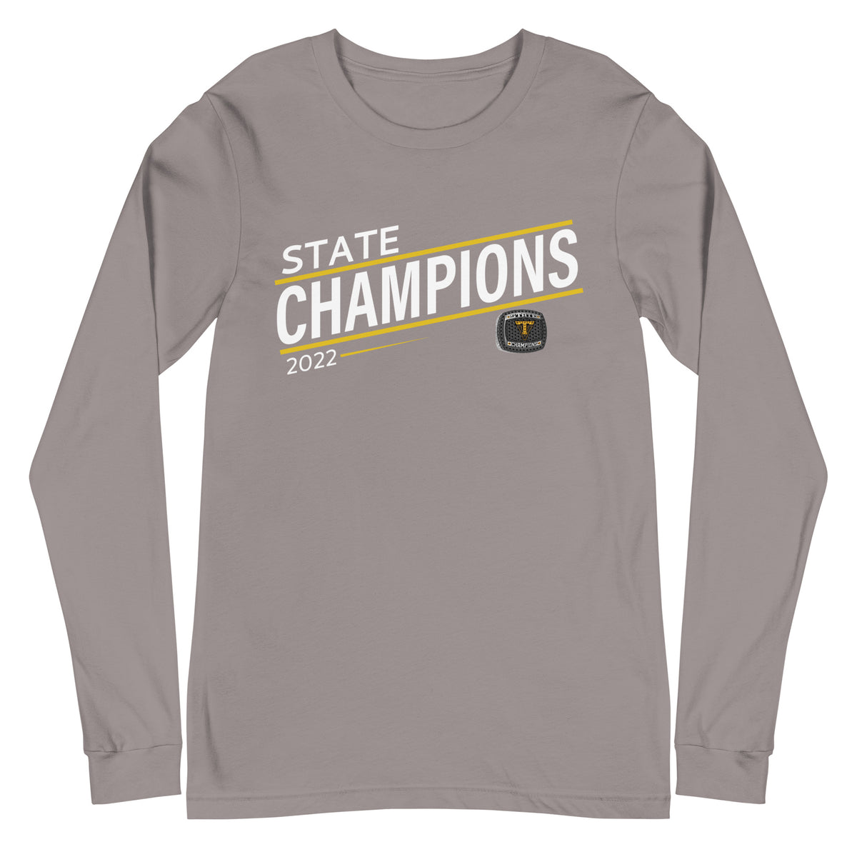 Thompson Valley High School  2022 State Championship Ring Unisex Long Sleeve Tee