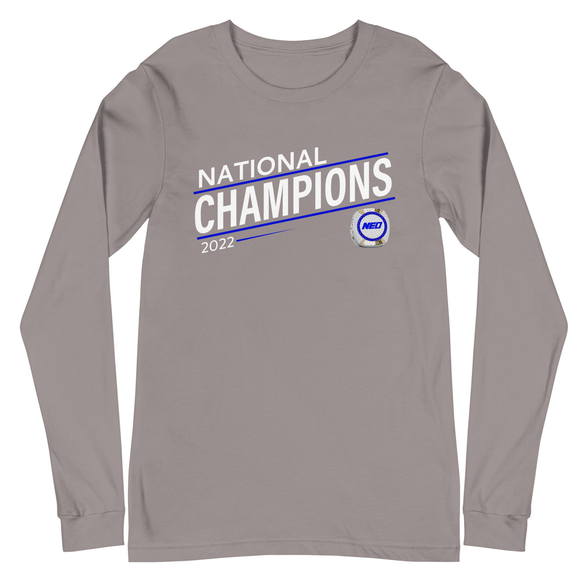 NEO A&amp;M College 2022 National Championship Ring Unisex Long Sleeve Tee