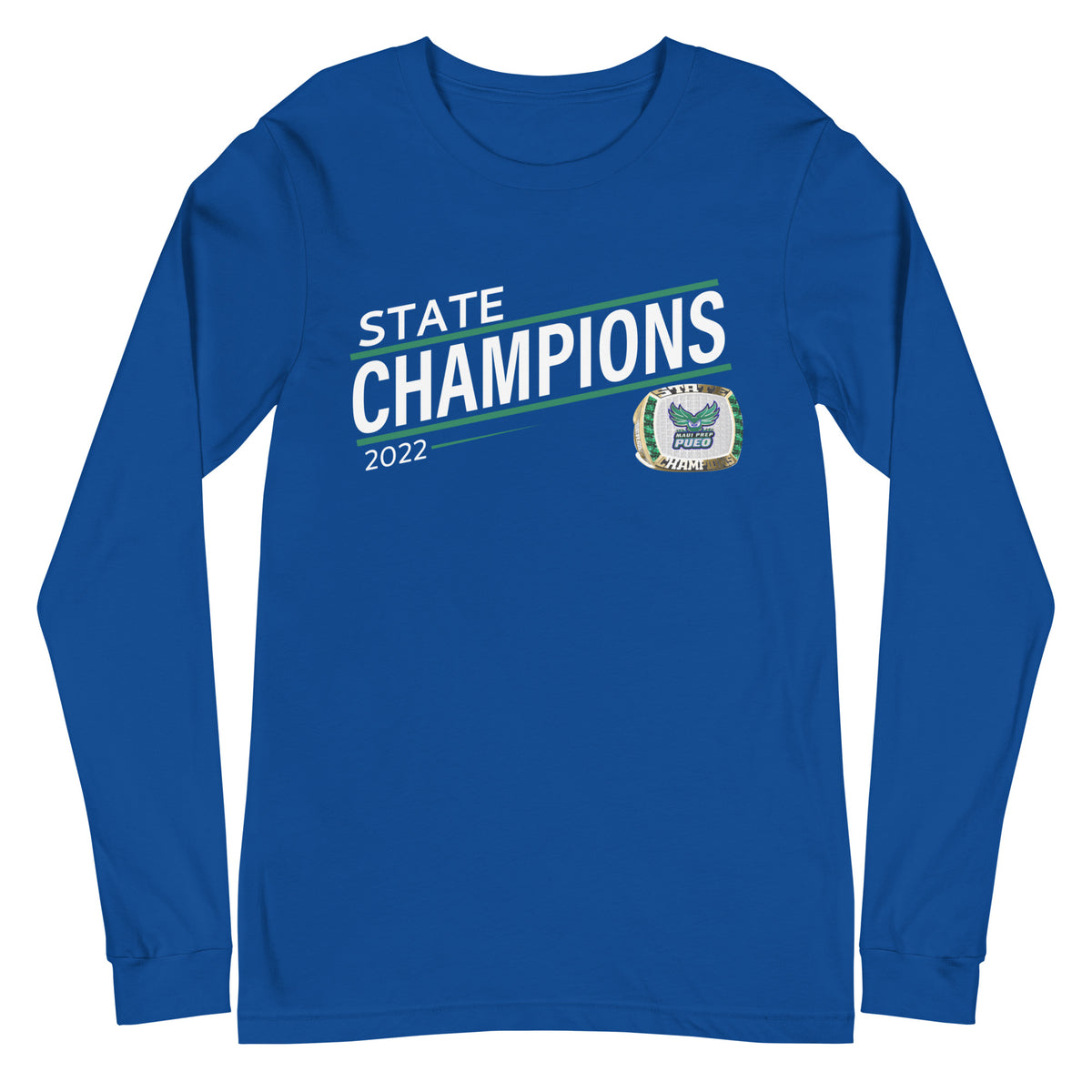 Maui Preparatory Academy 2022 State Championship Ring Unisex Long Sleeve Tee