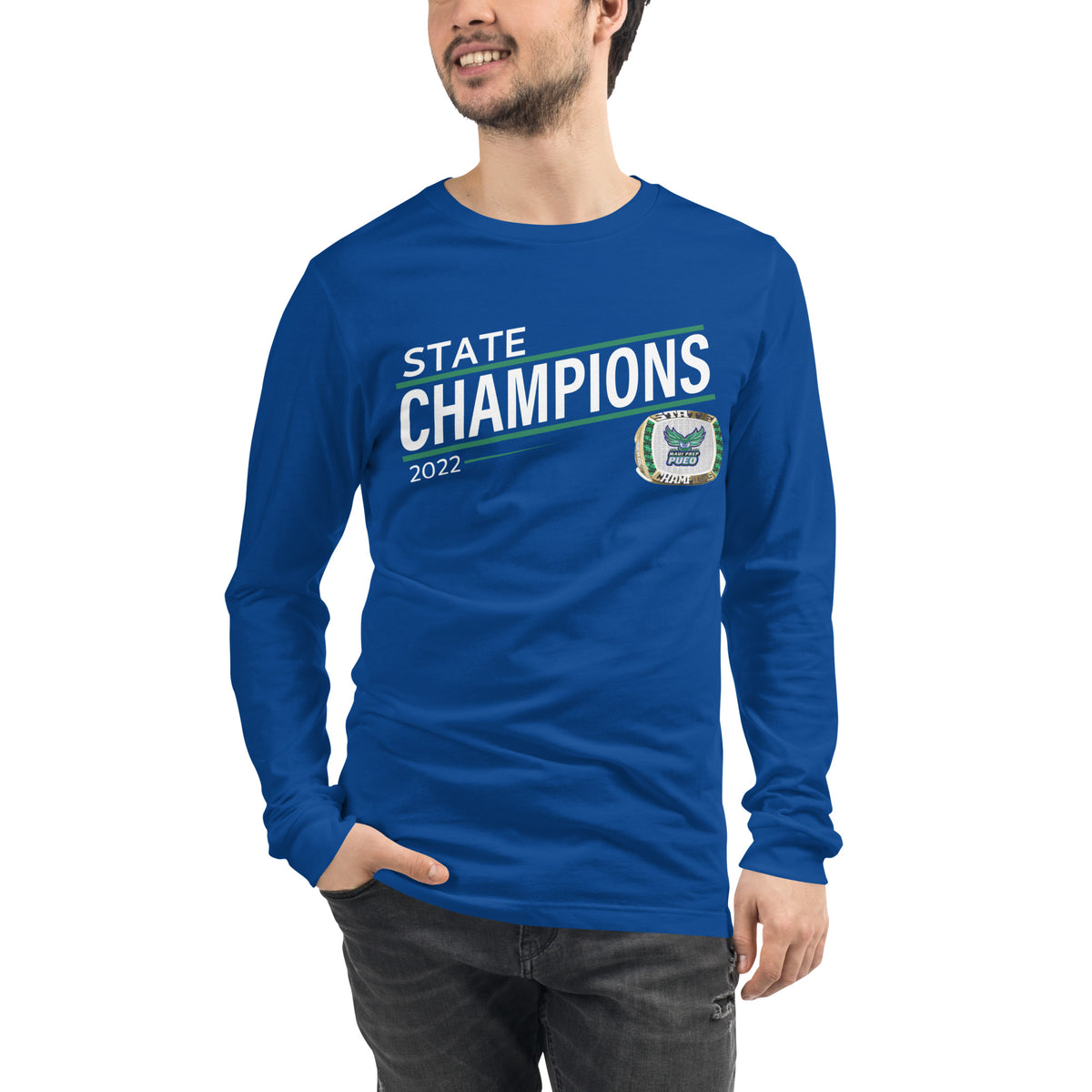 Maui Preparatory Academy 2022 State Championship Ring Unisex Long Sleeve Tee