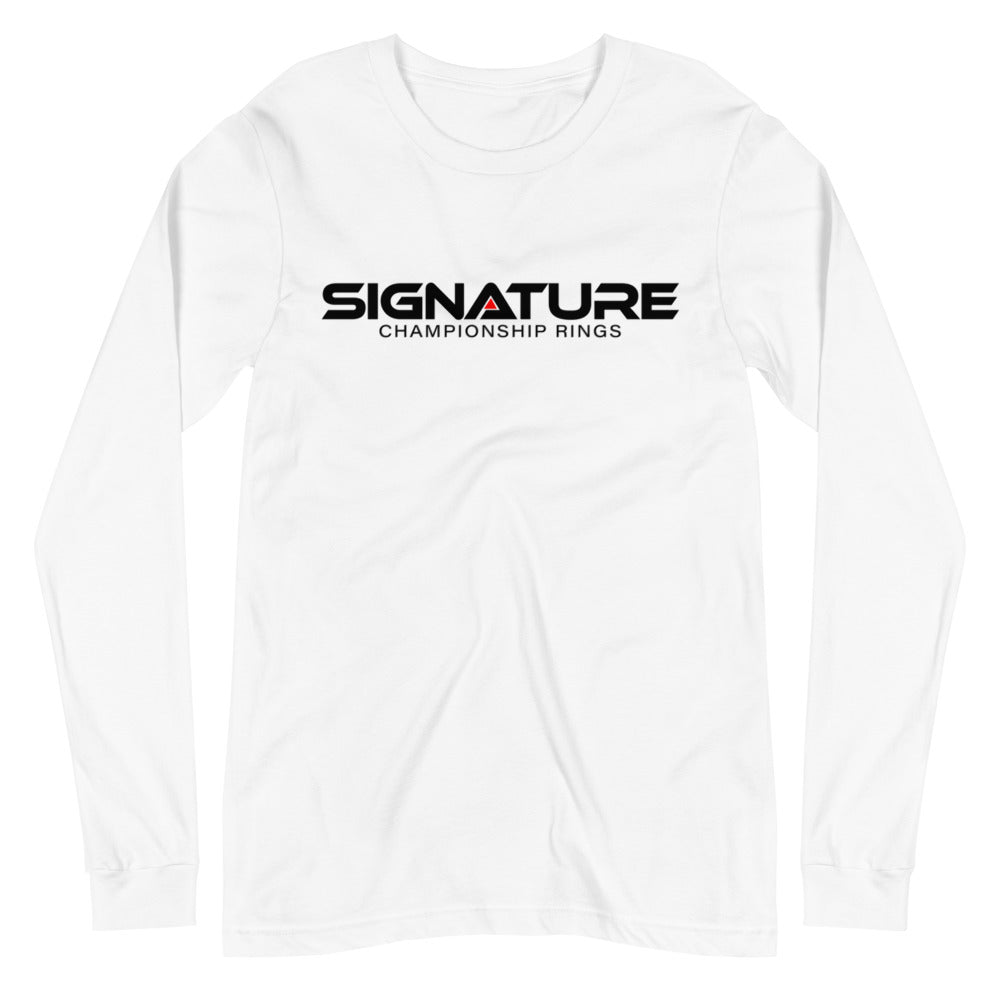 Signature Dark Logo Unisex Long Sleeve Tee