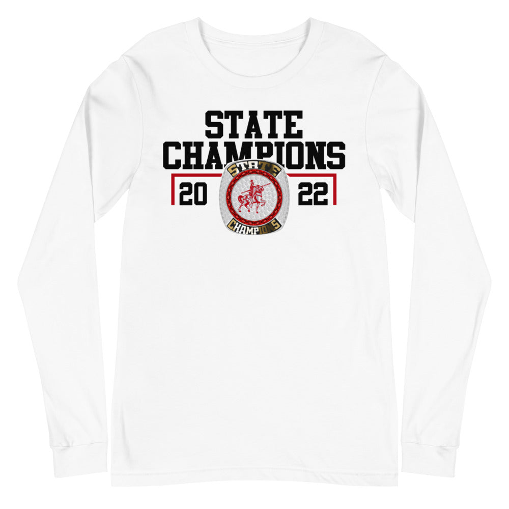 Neshannock Senior HS State Champions White Unisex Long Sleeve Tee