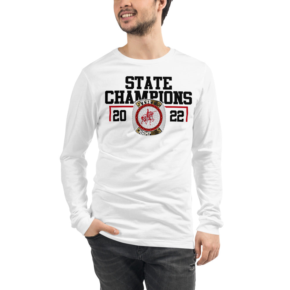 Neshannock Senior HS State Champions White Unisex Long Sleeve Tee