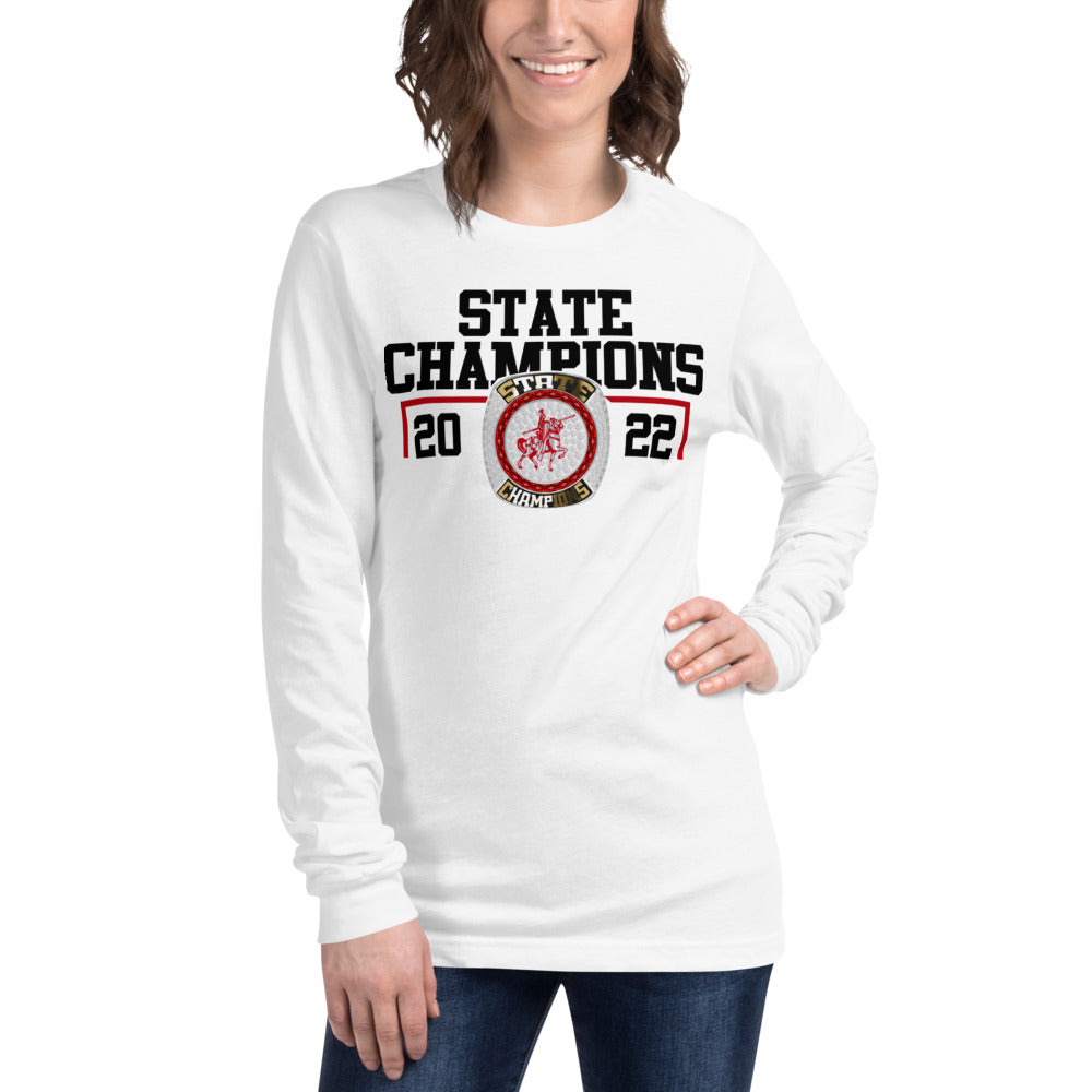 Neshannock Senior HS State Champions White Unisex Long Sleeve Tee