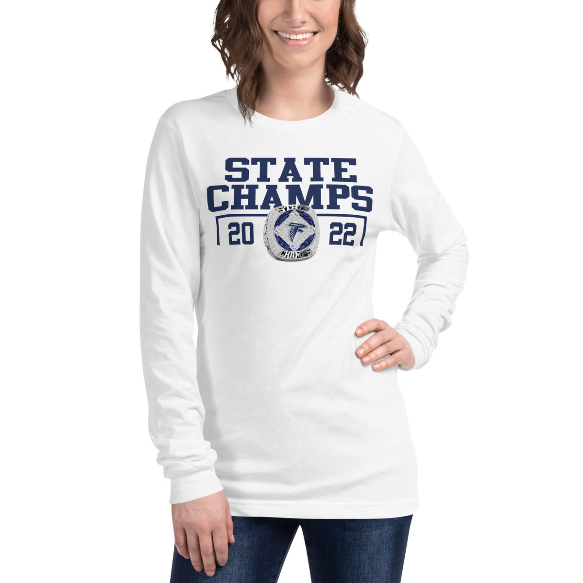 Turner High School Softball 2022 State Championship Ring Unisex Long Sleeve Tee