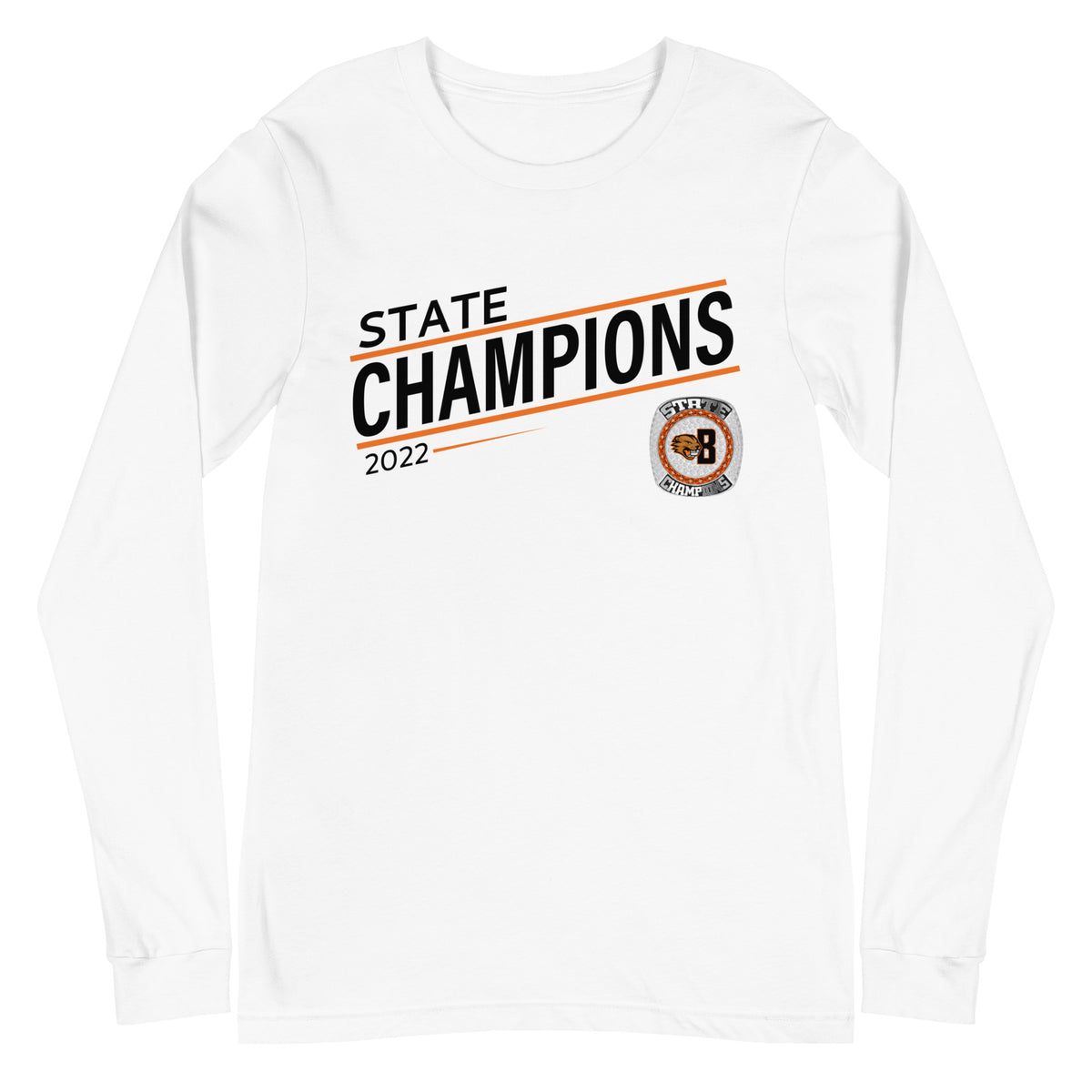 Beaverton High School 2022 State Championship Ring Unisex Long Sleeve Tee
