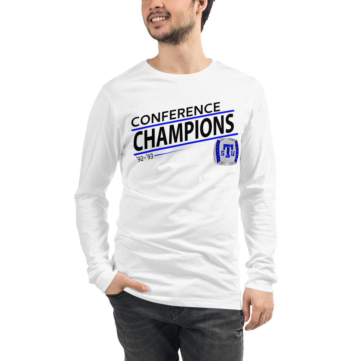 Tennessee State University ’92-’93 Conference Championship Ring Unisex Long Sleeve Tee
