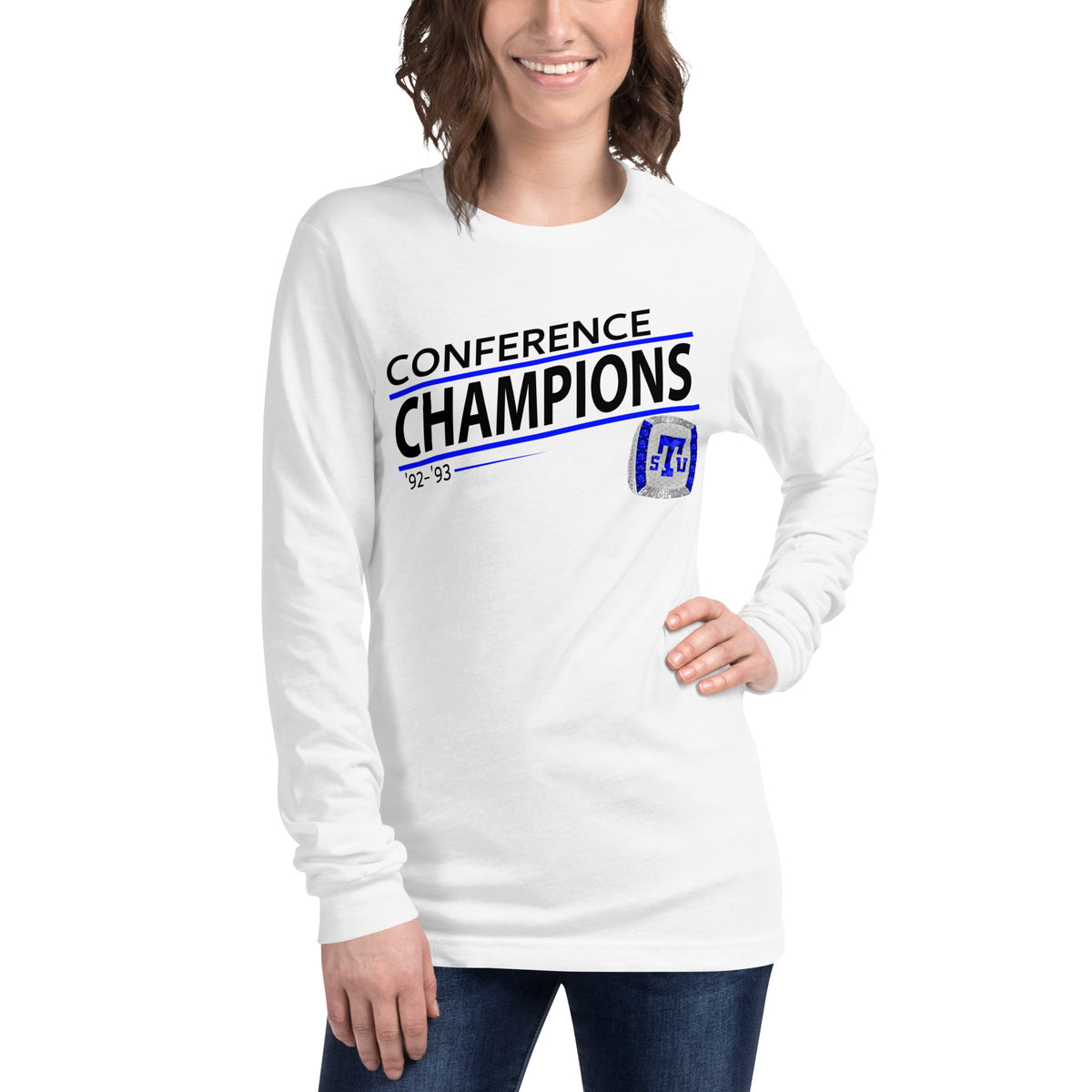 Tennessee State University ’92-’93 Conference Championship Ring Unisex Long Sleeve Tee
