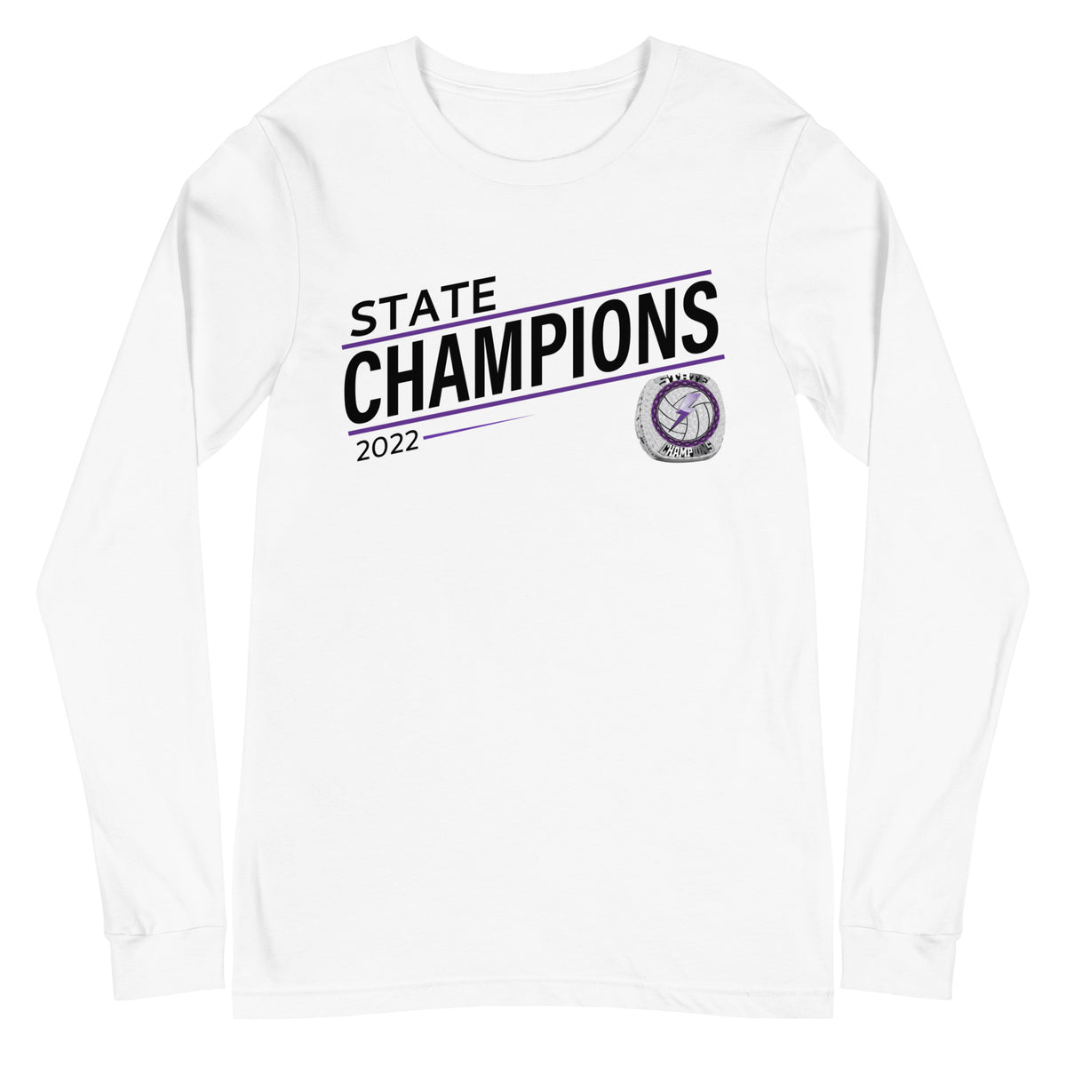 Liberty High School 2022 State Championship Ring Unisex Long Sleeve Tee