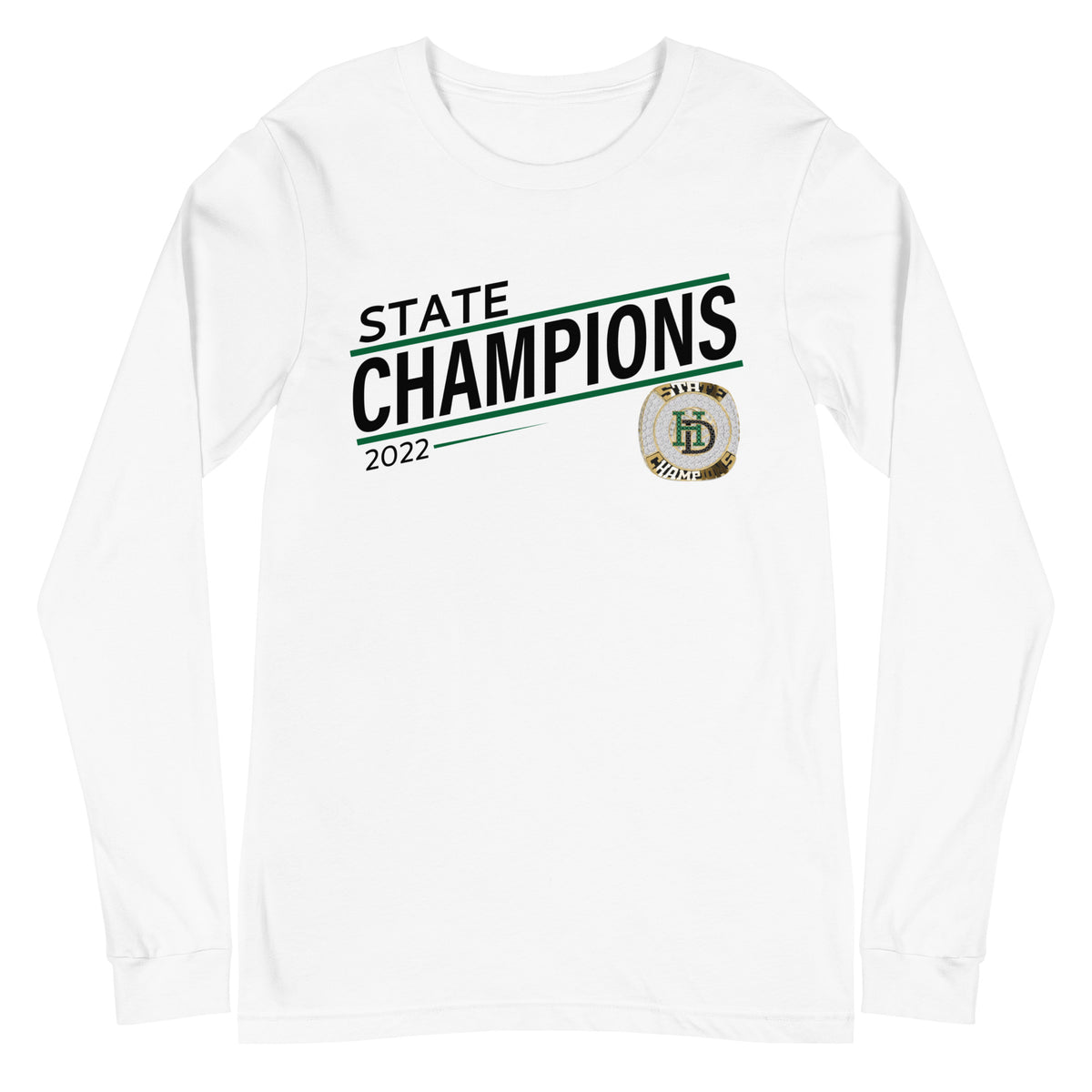 Howells-Dodge 2022 State Championship Ring Unisex Long Sleeve Tee