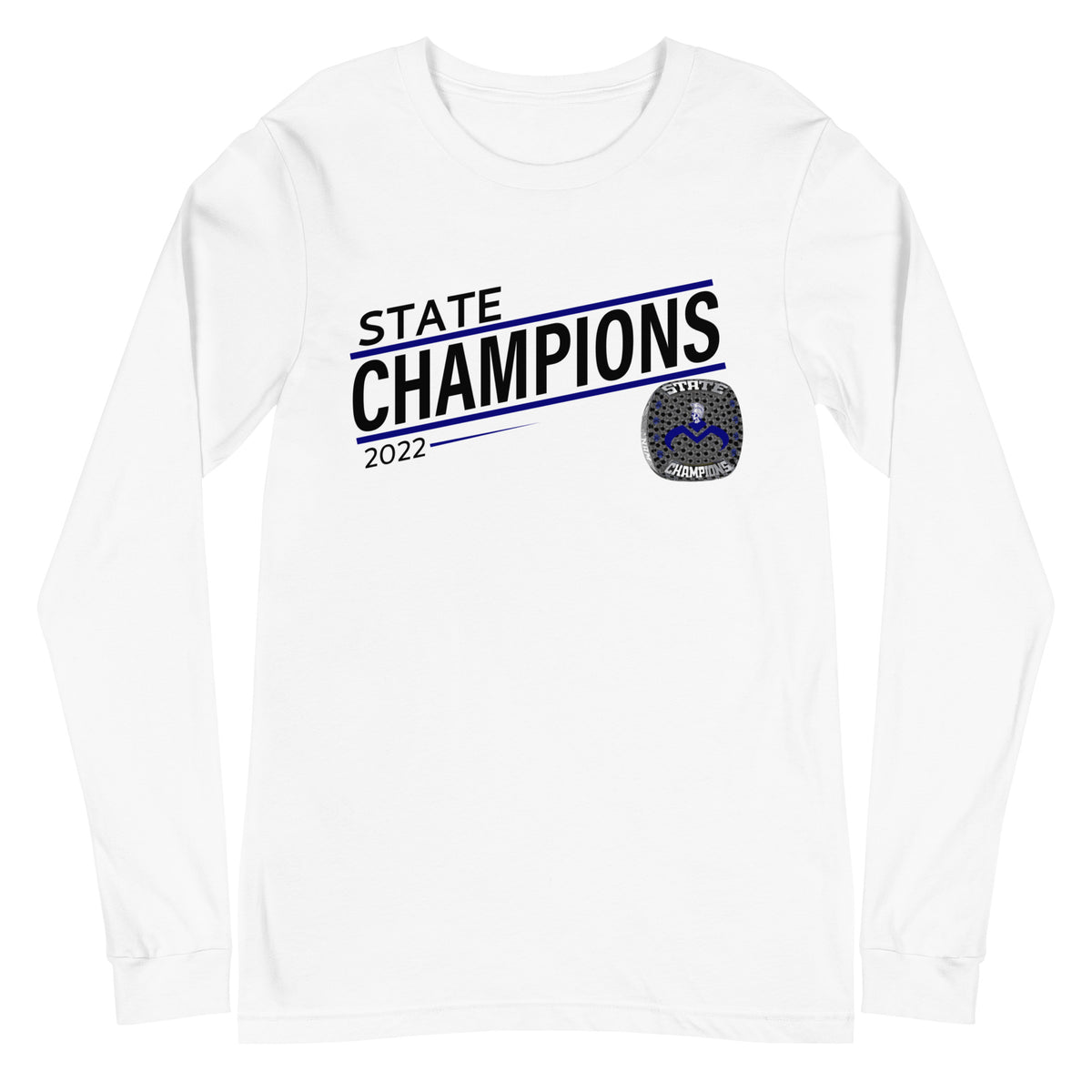 Moanaluau High School 2022 State Championship Ring Unisex Long Sleeve Tee