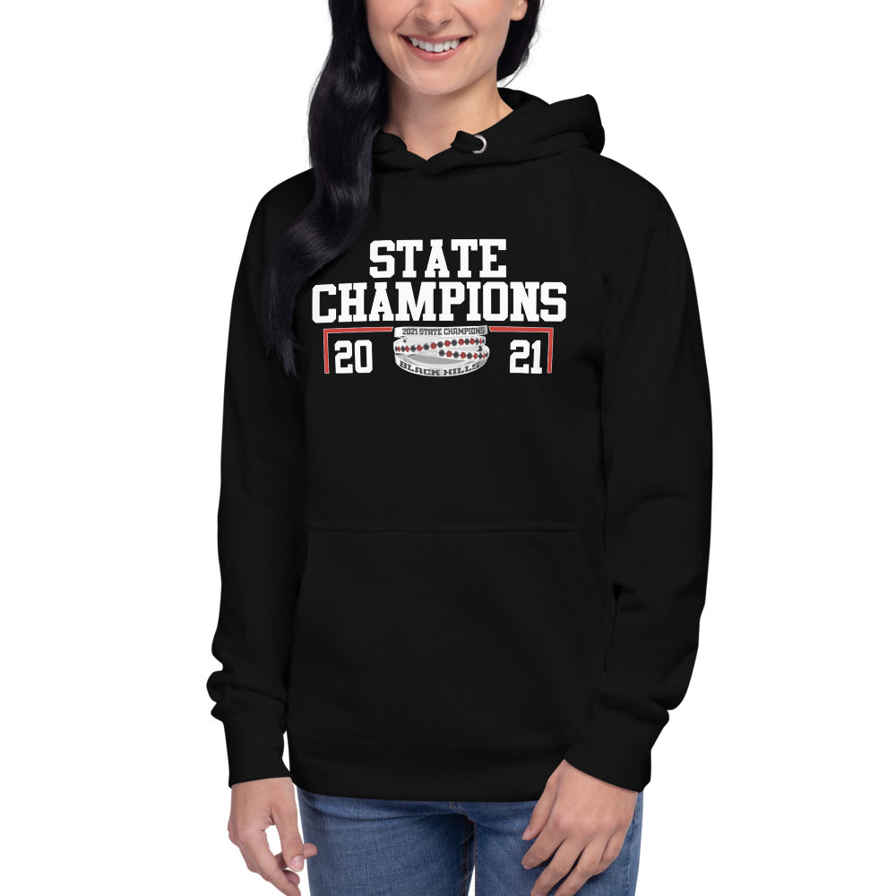 A G West Black Hills HS State Champions Unisex Hoodie
