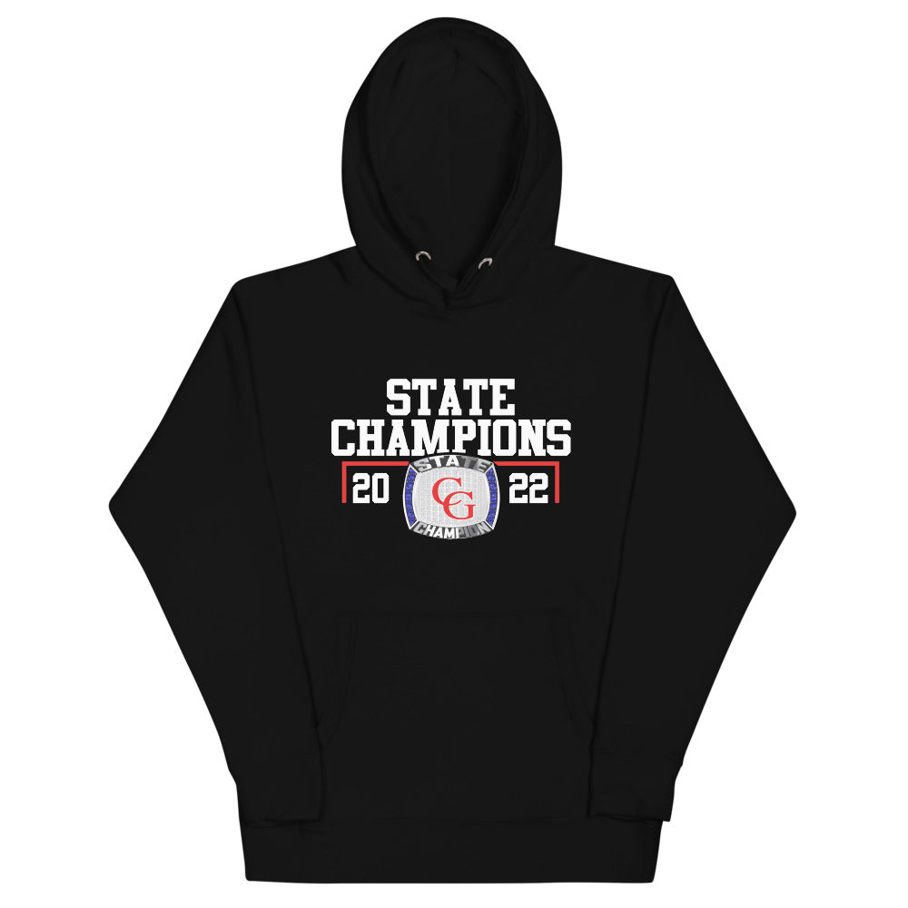 Center Grove Wrestling 2022 Championship Ring Unisex Hoodie