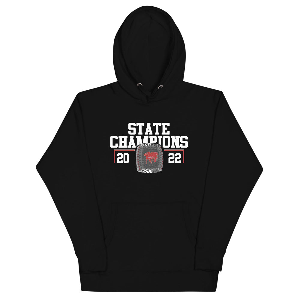 Lisbon Broncos State Champion Unisex Hoodie