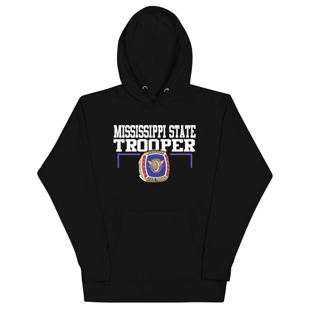 Mississippi State Trooper Gold Ring Unisex Hoodie