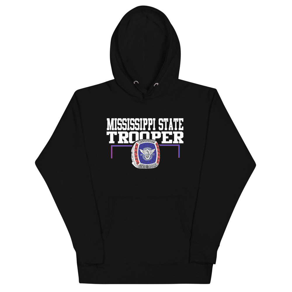 Mississippi State Trooper Silver Ring Unisex Hoodie