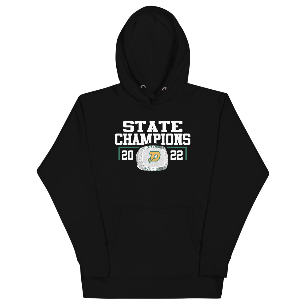 H H Dow High School Hockey State Champions Unisex Hoodie