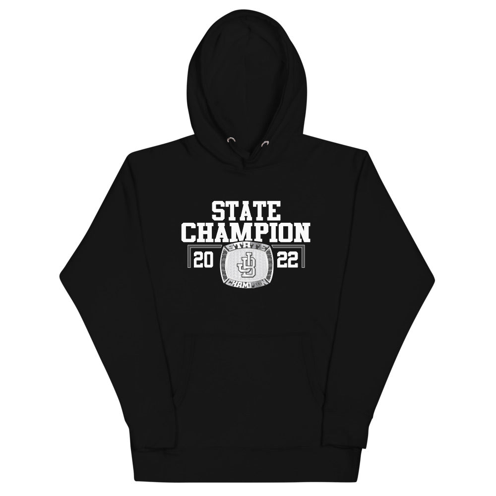 Jensen Beach Wrestling 2022 Championship Ring Unisex Hoodie