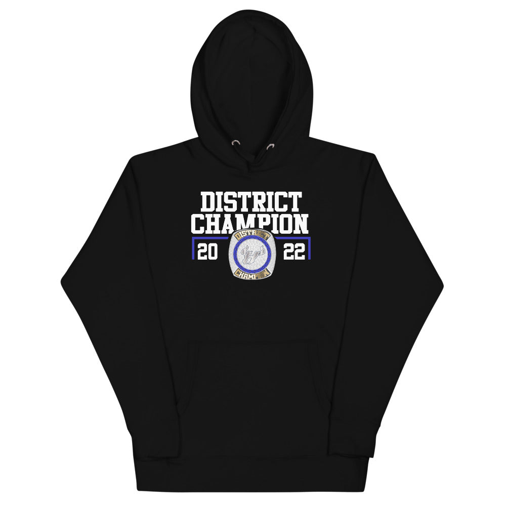 Bulls Track and Field District Champion Unisex Hoodie