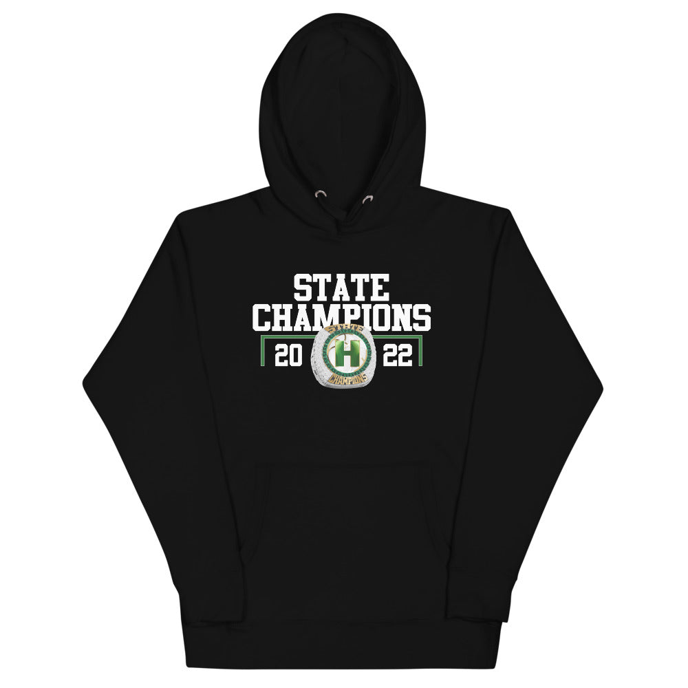 Holyoke Senior High School 2022 Championship Ring Unisex Hoodie