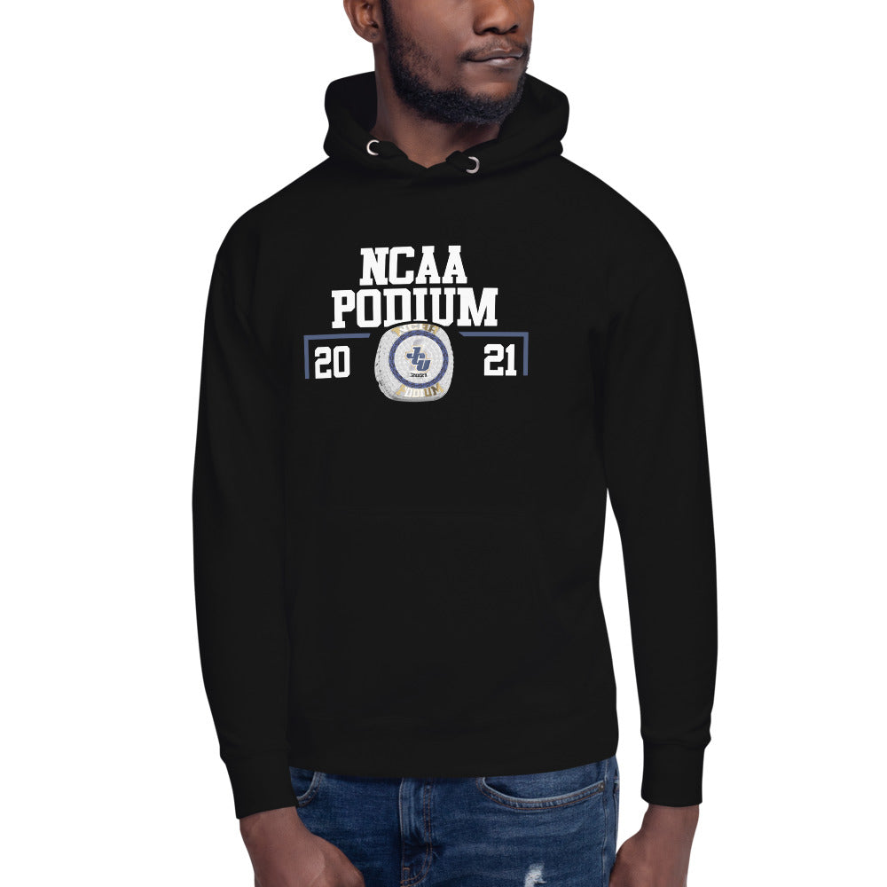 John Carroll University 2021 NCAA Podium Championship Ring Unisex Hoodie