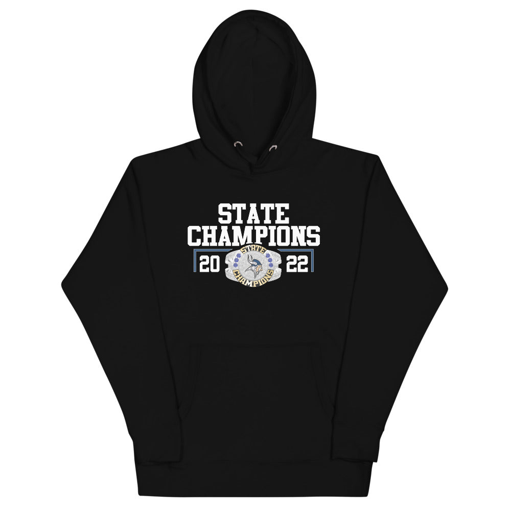 Kindred High School 2022 State Championship Ring Unisex Hoodie
