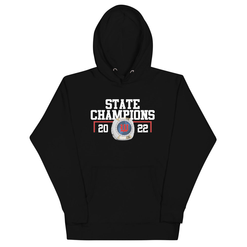 Westside Patriots 2022 State Championship Ring Unisex Hoodie