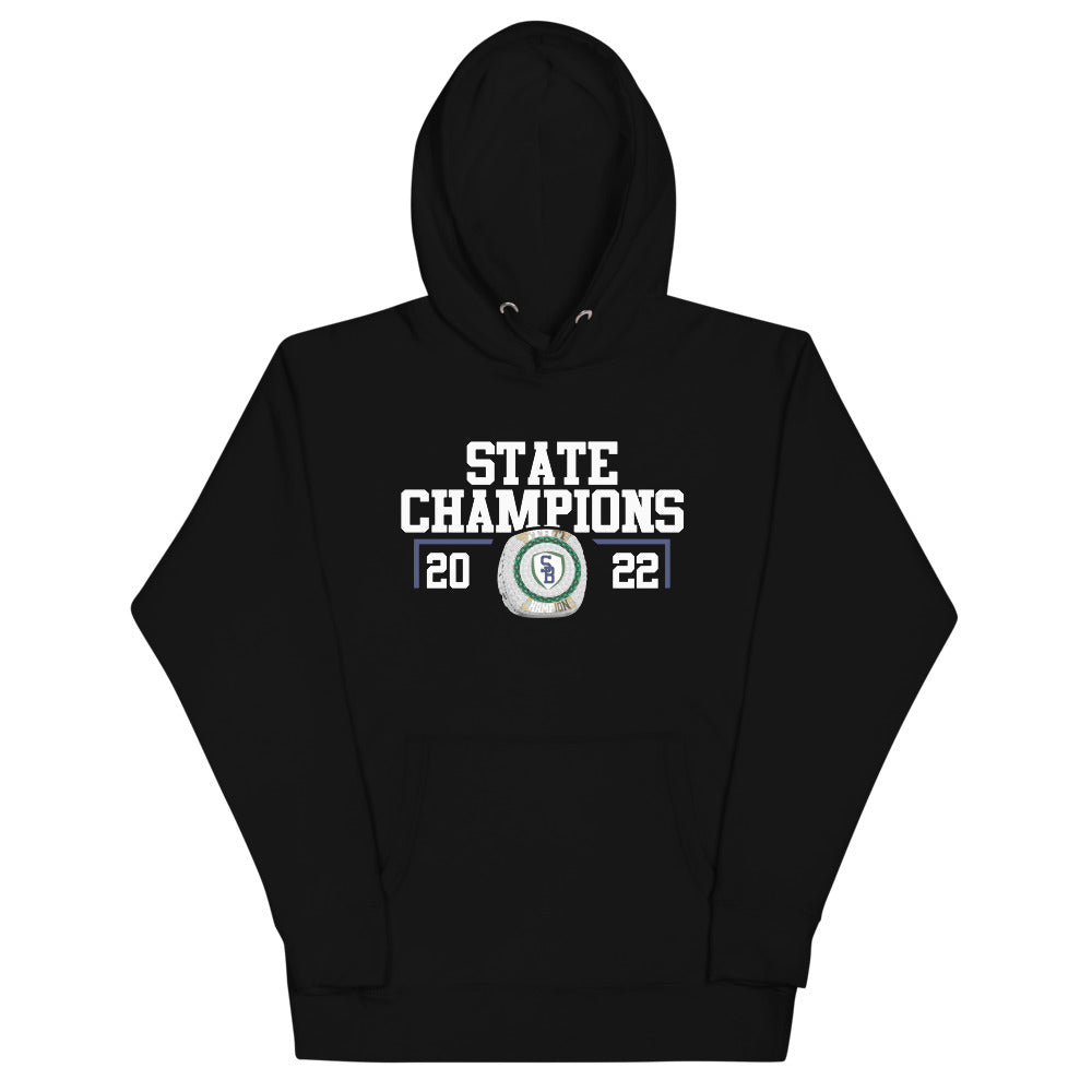 St. Bernards Academy 2022 State Championship Ring Unisex Hoodie