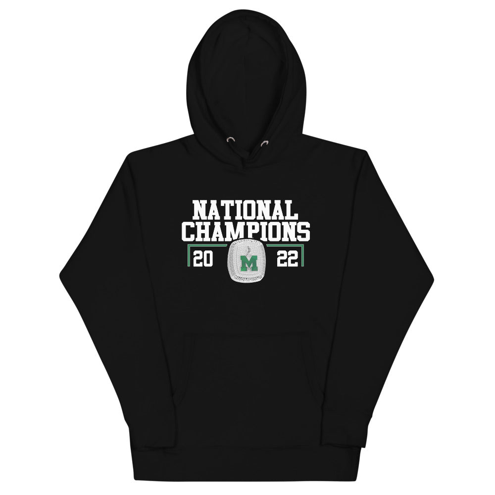 Marlboro Shamrocks 2022 National Championship Ring Unisex Hoodie