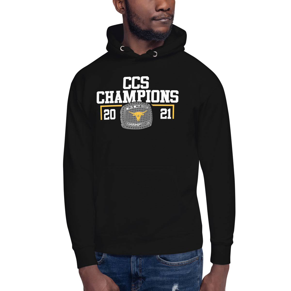 Leigh High School 2021 Baseball CCS Championship Ring Unisex Hoodie