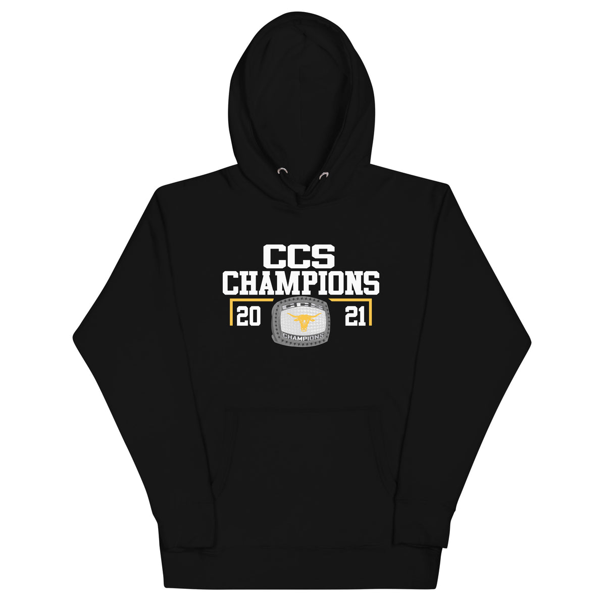 Leigh High School 2021 Soccer CCS Championship Ring Unisex Hoodie