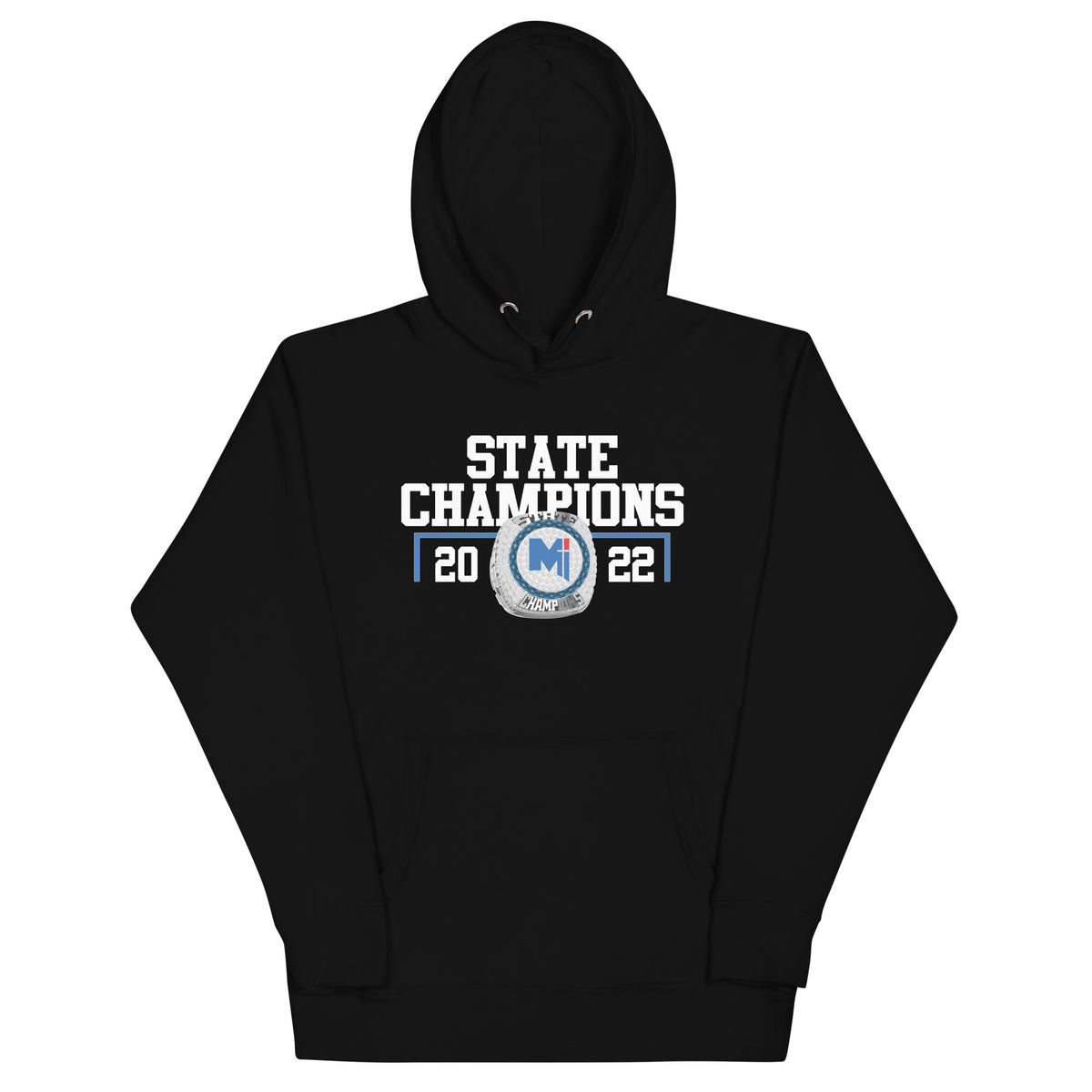 Bishop Miege High School 2022 State Championship Ring Unisex Hoodie