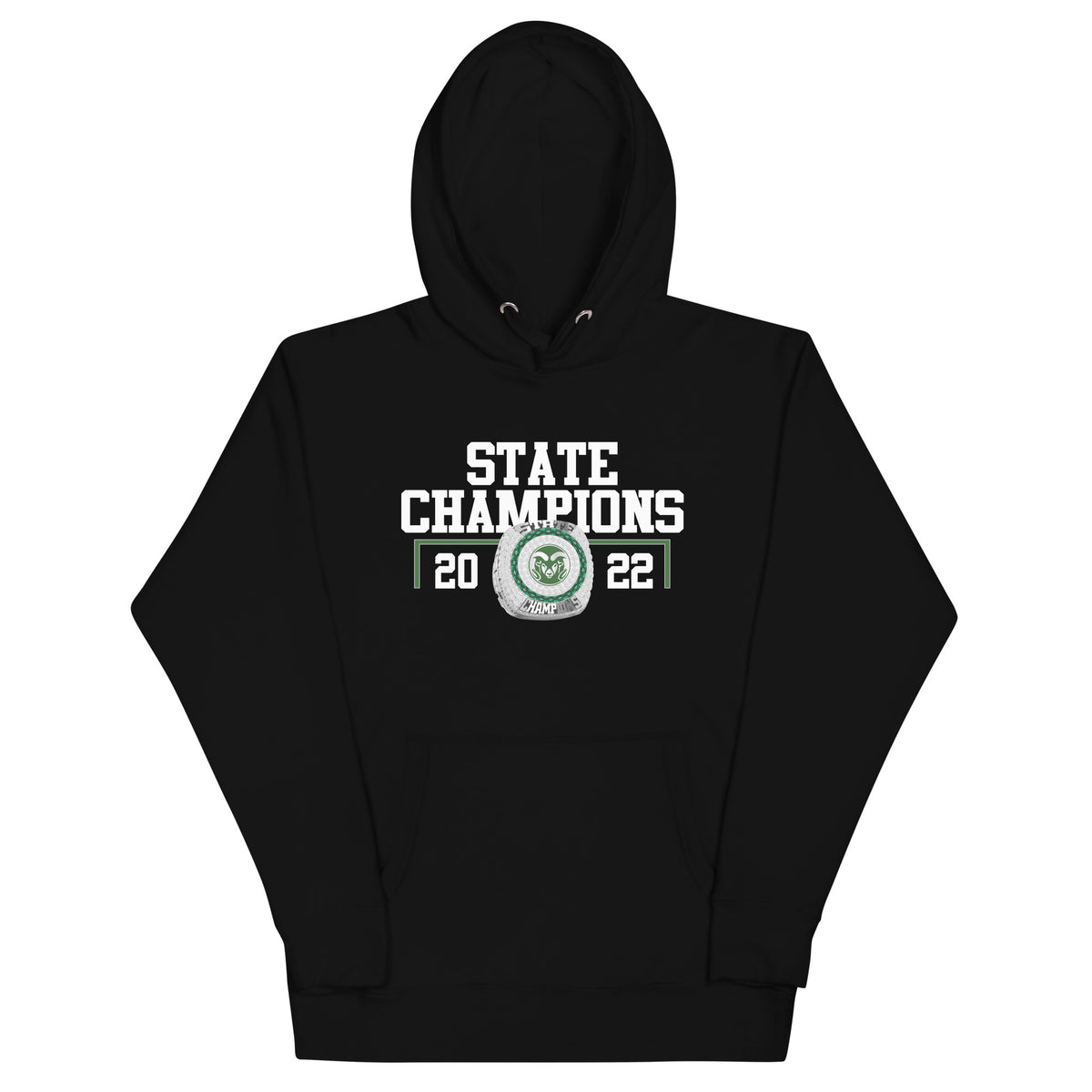 Rio Rancho Powerlifting 2022 State Championship Ring Unisex Hoodie