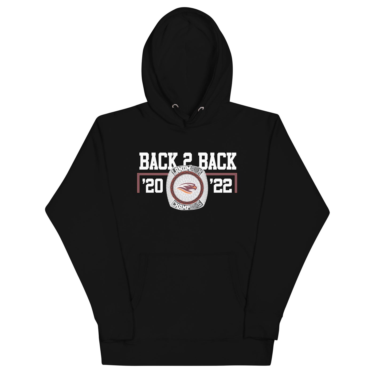 Susquehanna University ’20 & ’22 Back 2 Back Championship Ring Unisex Hoodie