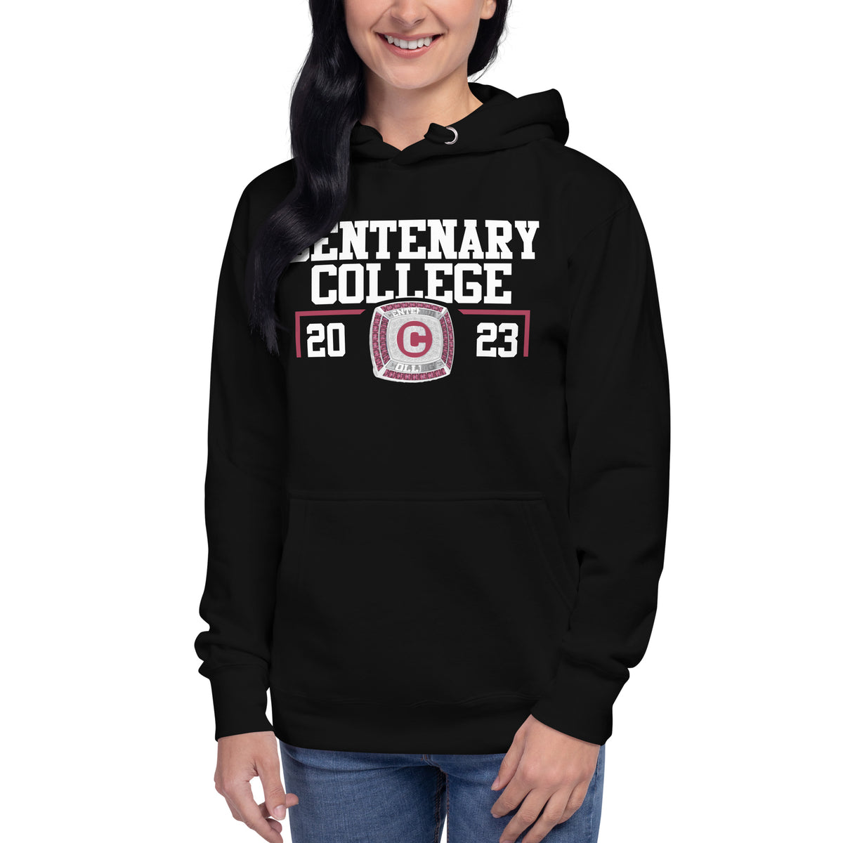 Centenary College 2023 Championship Ring Unisex Hoodie