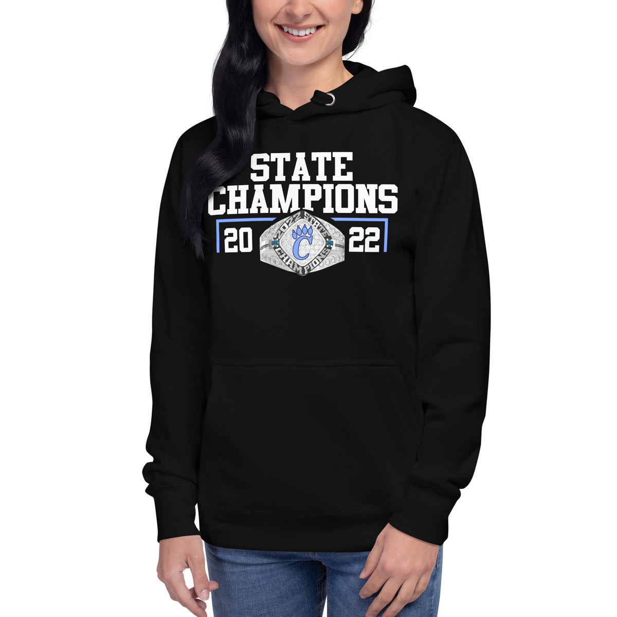 Chesapeake High School 2022 State Fashion Style Ring Unisex Hoodie