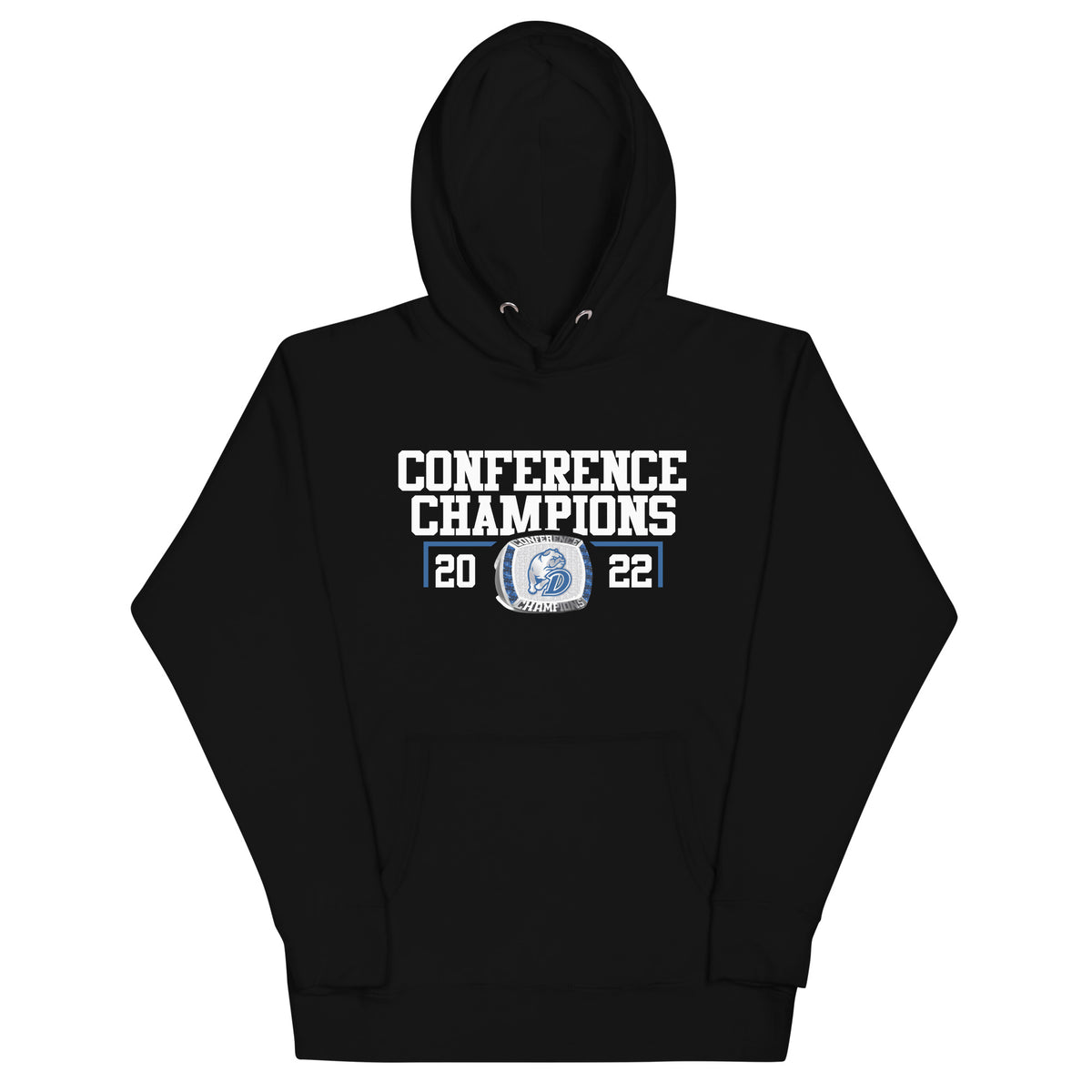 Drake University 2022 Conference Championship Ring Unisex Hoodie