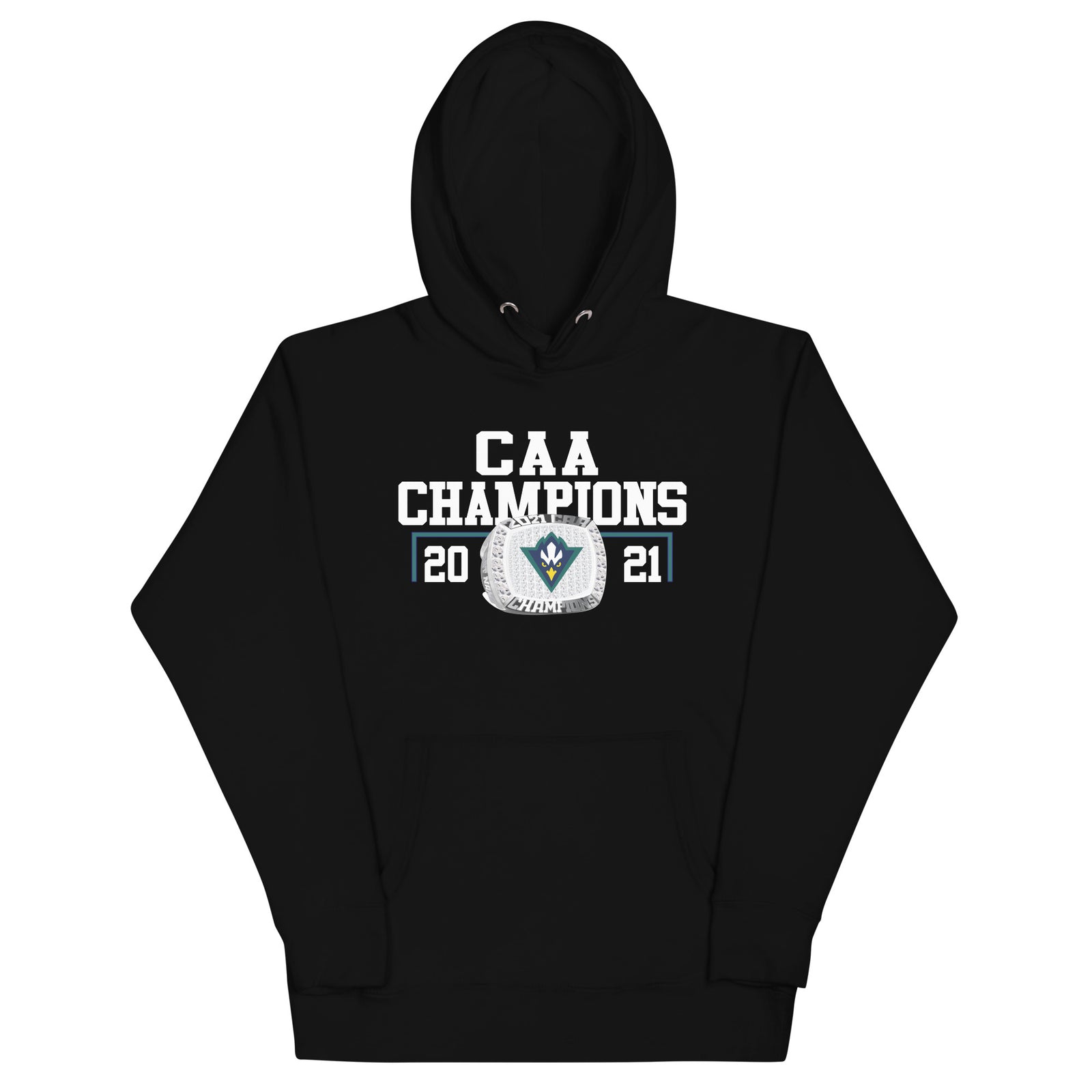 UNCW 2021 CAA Championship Ring Unisex Hoodie