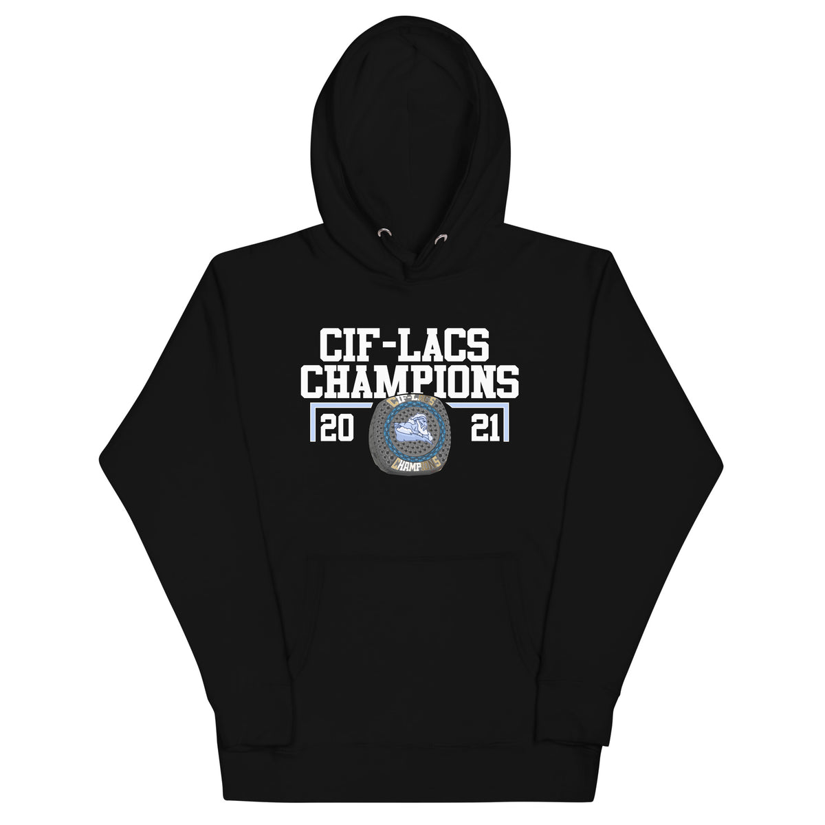 Alliance Marc &amp; Eva Stern Math and Science School 2021 CIF-LACS Championship Ring Unisex Hoodie