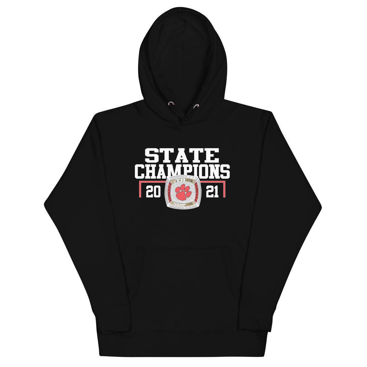 Beechwood High School 2021 State Championship Ring Unisex Hoodie